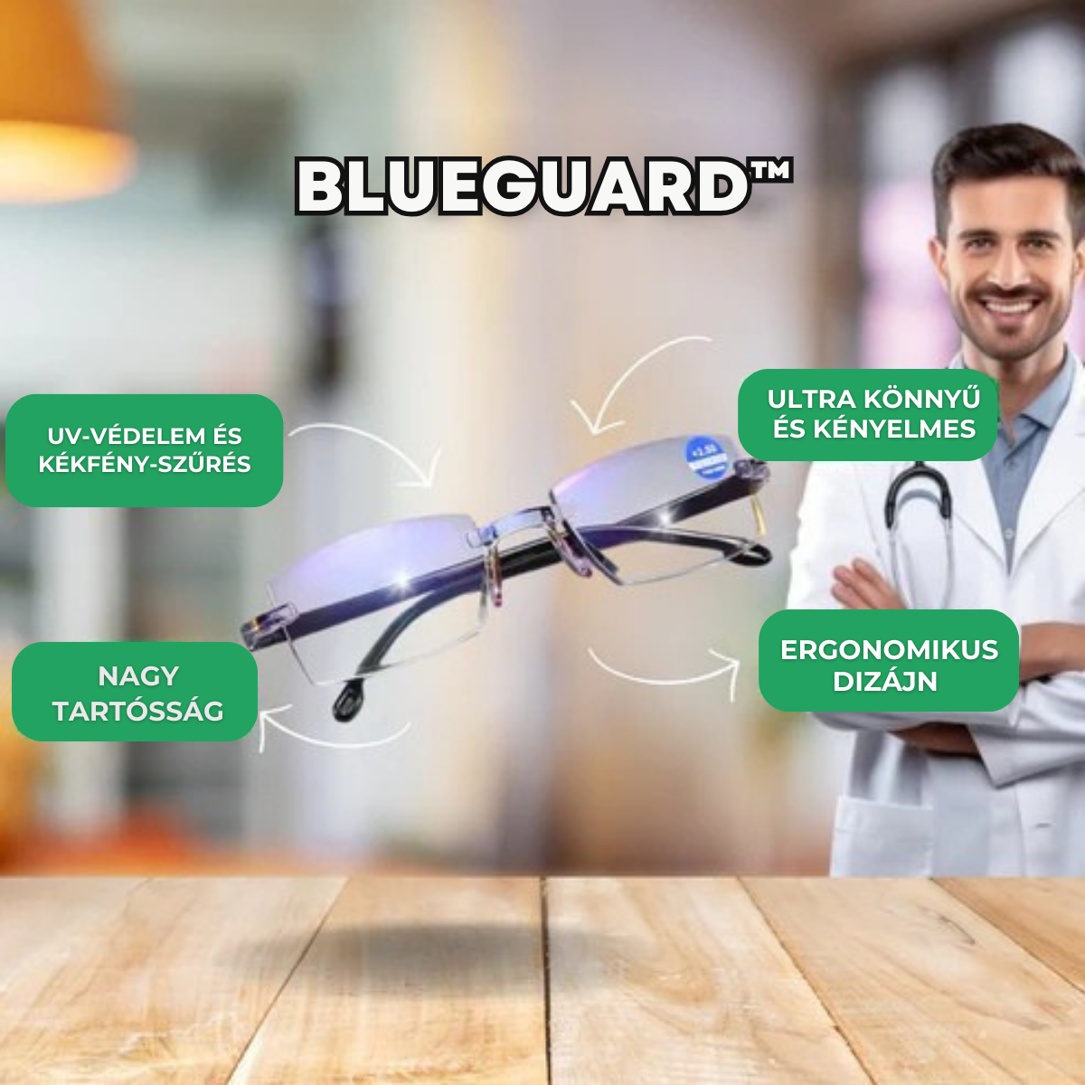 BlueGuard™ szemüveg – Védd a szemeidet stílusosan