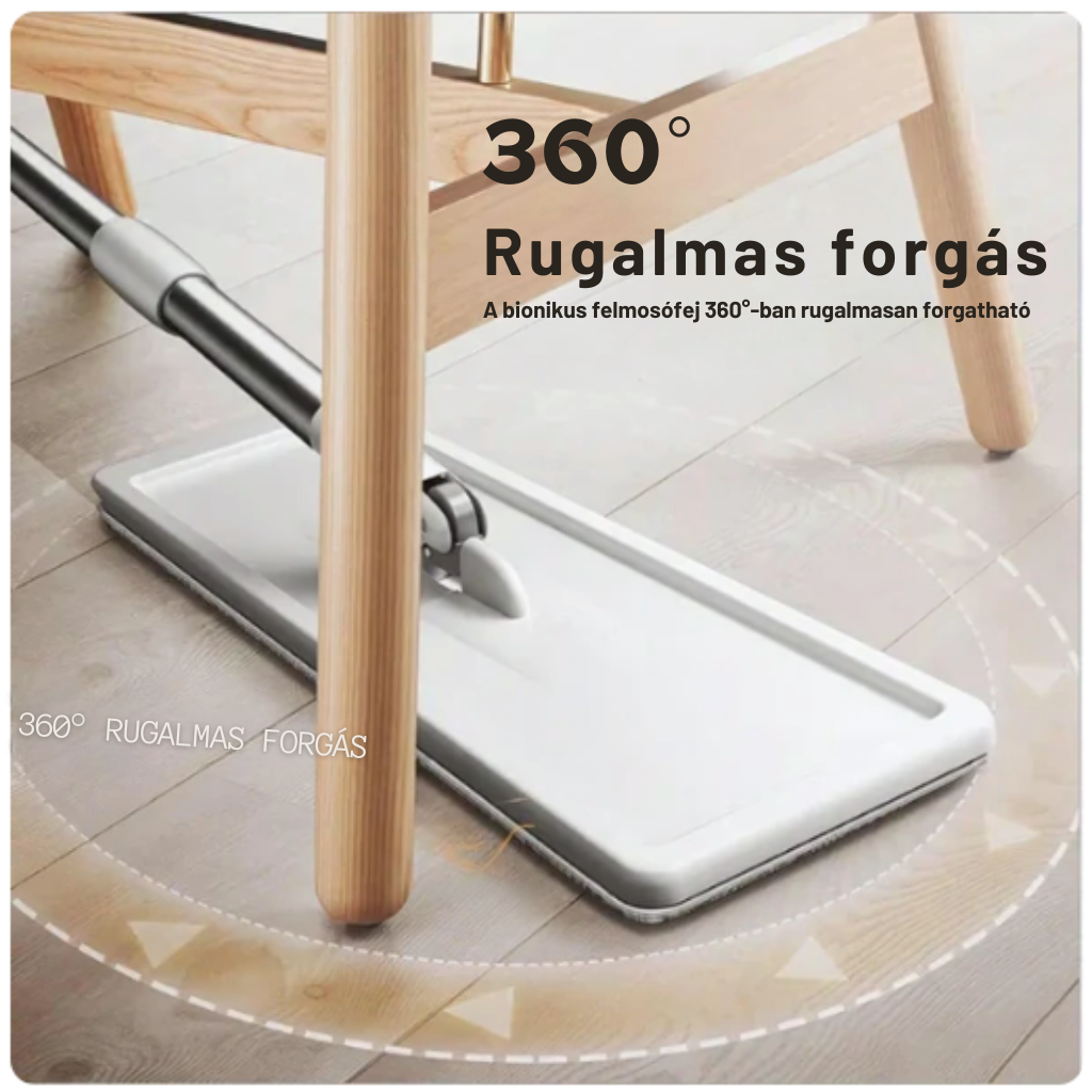 FlatMop™ – 7L-es öncsavaró felmosó + 5 ajándék utántöltő