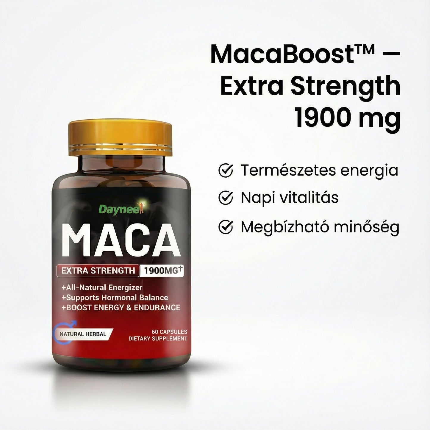 Maca Extra Strength™ 1900 mg – Természetes Energia És Vitalitás