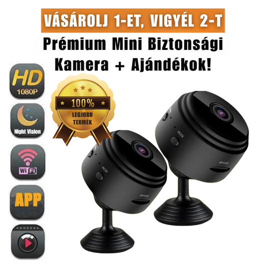 (VÁSÁROLJ 1-ET, KAPJ 2-T) Mini Biztonsági Kamera PRÉMIUM – InvisiCam™ [ULTRA HD]