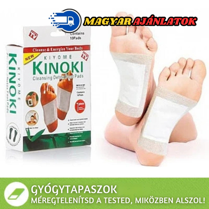 10 darabos Detox tapasz készlet – Natural Kinoki™