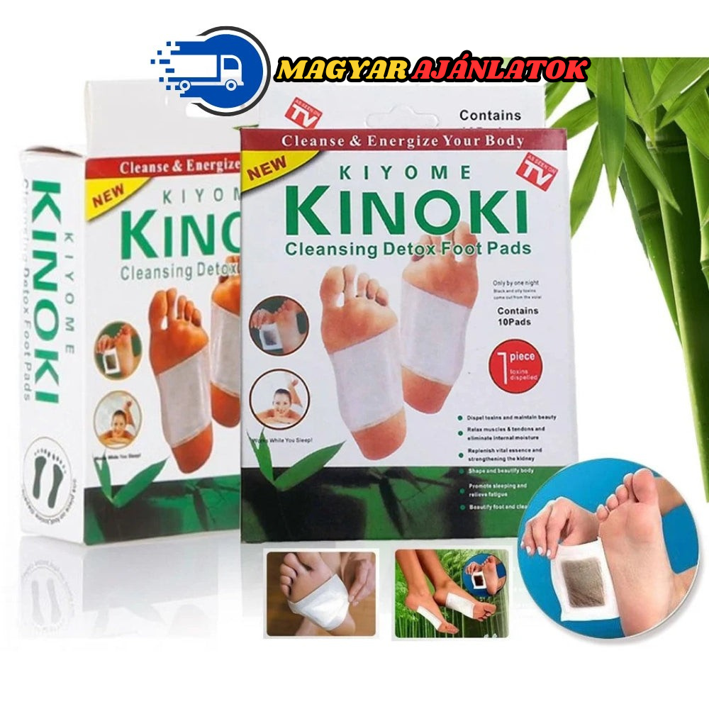10 darabos Detox tapasz készlet – Natural Kinoki™