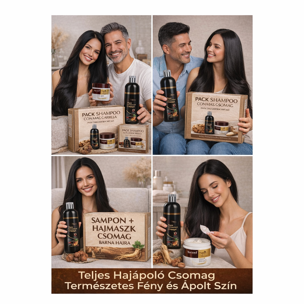 🖤✨ Festő Sampon + Hajmaszk Csomag – Teljes Szín És Ápolás