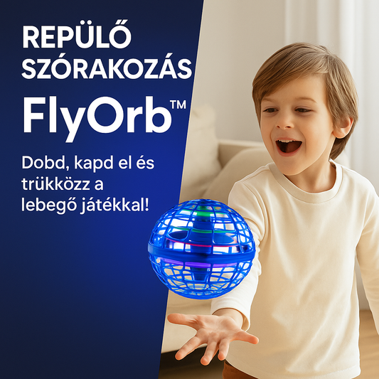 FlyBall™ – Lebegő Mini Drón LED Fénnyel és Mozgásérzékelővel