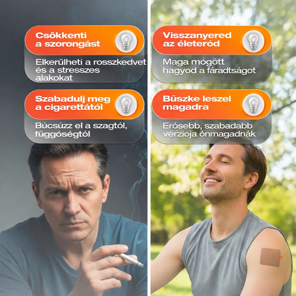 AntiSmoke Patch – füstmentes, gőzmentes és szagtalan alternatíva