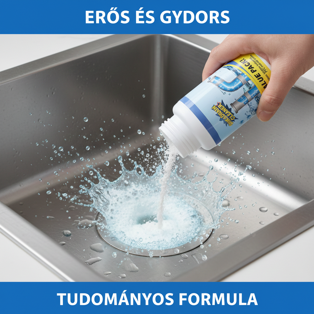 🔥 AKCIÓ: 2-t fizet, 4-et kap! – Extra erős csőtisztító és szagtalanító