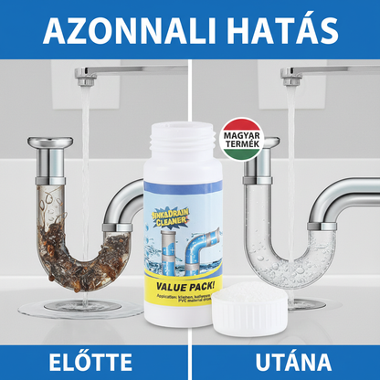 🔥 AKCIÓ: 2-t fizet, 4-et kap! – Extra erős csőtisztító és szagtalanító