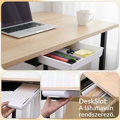 ✨DeskSlot: Láthatatlan fiók, azonnali rend.