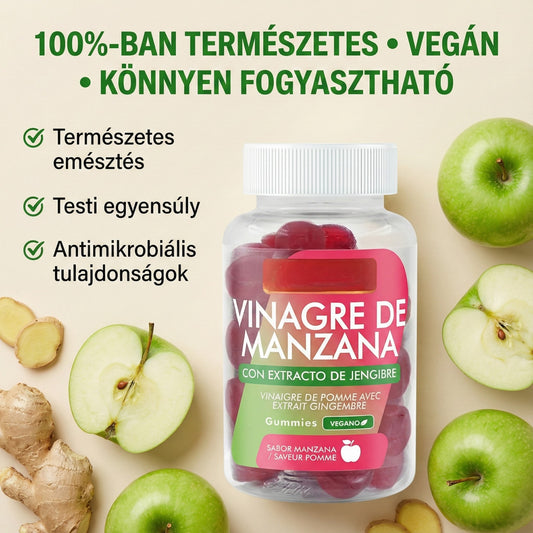 AppleFit™ – Almaecetes Gumicukor a Tudatos Életmódhoz (60 db)