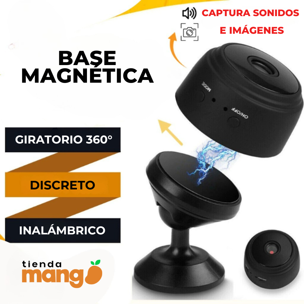 (COMPRA 1 LLEVA 2) Mini Cámara de Seguridad PREMIUM - InvisiCam [ULTRA HD]