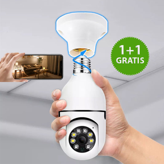 💡 BULBCAM™ – Cameră inteligentă de supraveghere 360° în formă de bec
