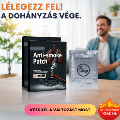 AntiSmoke Patch – füstmentes, gőzmentes és szagtalan alternatíva