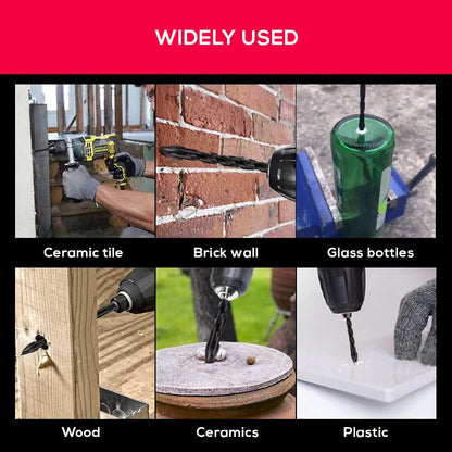 🥳4 élű keresztfúró fúrószár készlet 7db